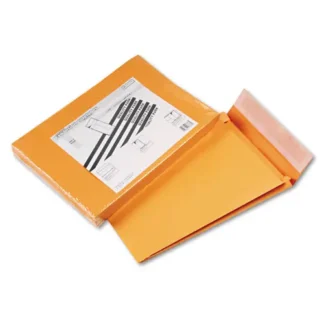 Quality Park™ Redi-Strip Kraft Expansion Envelope, #13 1/2, Square Flap, Redi-Strip Adhesive Closure, 10 x 13, Brown Kraft, 25/Pack