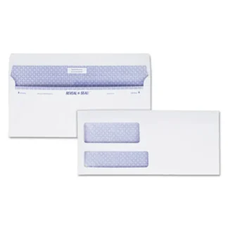 Quality Park™ Reveal-N-Seal Envelope, #9, Commercial Flap, Self-Adhesive, 3.88 x 8.88, White, 500/Box