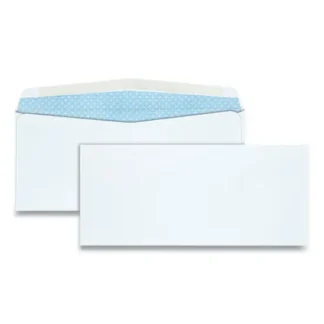 Quality Park™ Security Tint Business Envelope, #10, Commercial Flap, Gummed Closure, White, 500/Box