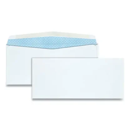 Quality Park™ Security Tint Business Envelope, #10, Commercial Flap, Gummed Closure, White, 500/Box