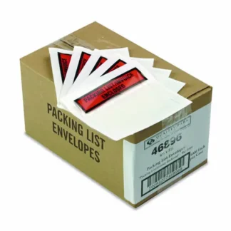 Quality Park™ Self-Adhesive Packing List Envelope, 4.5 x 5.5, Clear/Orange, 1,000/Carton