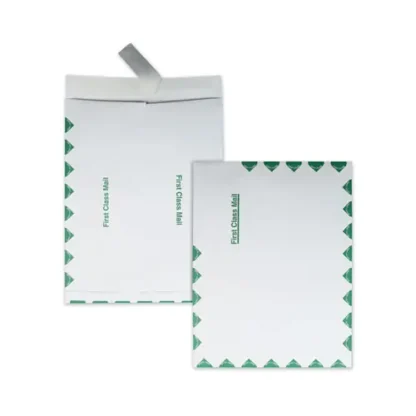 Quality Park™ Ship-Lite Envelope, First Class, #13 1/2, Cheese Blade Flap, Redi-Strip Adhesive Closure, 10 x 13, White, 100/Box