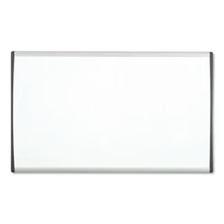 Quartet® ARC Frame Cubicle Board, Magnetic Dry Erase, 24" x 14", White Surface, Satin Aluminum Frame