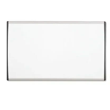 Quartet® ARC Frame Cubicle Board, Magnetic Dry Erase, 30" x 18", White Surface, Satin Aluminum Frame