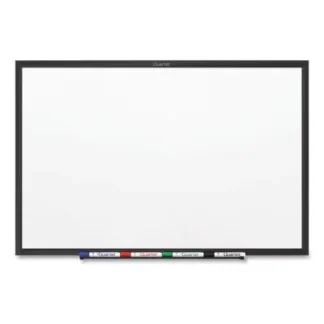 Quartet® Classic Series Nano-Clean Dry Erase Board, 24" x 18", White Surface, Black Aluminum Frame