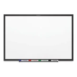 Quartet® Classic Series Nano-Clean Dry Erase Board, White, 36" x 24", Black Aluminum Frame
