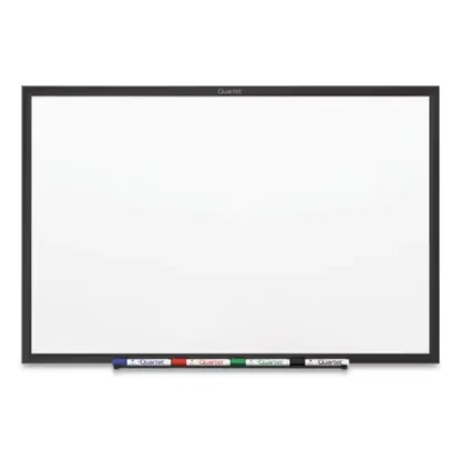 Quartet® Classic Series Nano-Clean Dry Erase Board, White, 36" x 24", Black Aluminum Frame