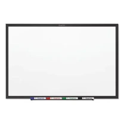 Quartet® Classic Series Nano-Clean Dry Erase Board, 48" x 36", White Surface, Black Aluminum Frame