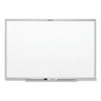 Quartet® Classic Series Nano-Clean Dry Erase Board, White Surface, Satin Aluminum Frame, 60" x 36"