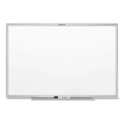 Quartet® Classic Series Nano-Clean Dry Erase Board, White Surface, Satin Aluminum Frame, 60" x 36"