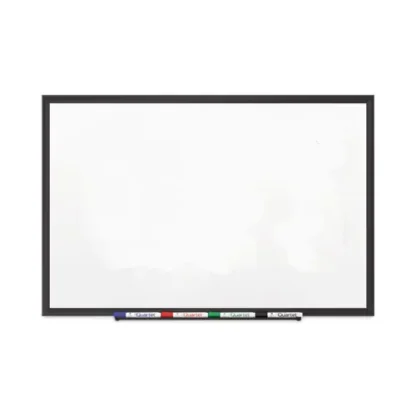 Quartet® Classic Series Porcelain Magnetic Dry Erase Board, 96" x 48", White Surface, Black Aluminum Frame