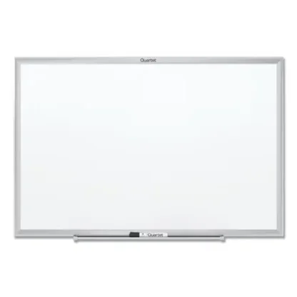 Quartet® Classic Series Total Erase Dry Erase Board, White Surface, Anodized Aluminum Frame, 24" x 18"