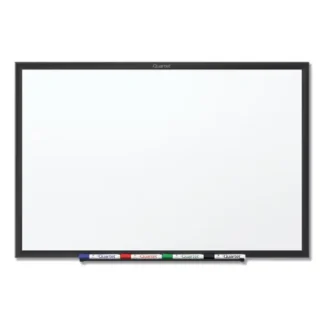 Quartet® Classic Series Total Erase Dry Erase Board, 48" x 36", White Surface, Black Aluminum Frame