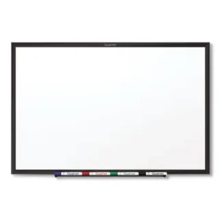 Quartet® Classic Series Total Erase Dry Erase Board, 60" x 36", White, Black Aluminum Frame