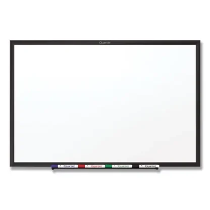Quartet® Classic Series Total Erase Dry Erase Board, 96" x 48", White, Black Aluminum Frame