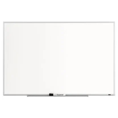 Quartet® Dry Erase Board, 36" x 24", White Surface, Satin Aluminum Frame