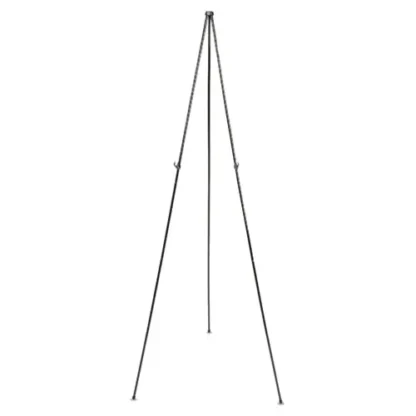Quartet® Full Size Instant Easel, 62.38" Maximum Height, Steel, Black