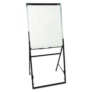 Quartet® Futura Dry Erase Presentation Easel, 26" x 35", White Surface, Black Steel Frame