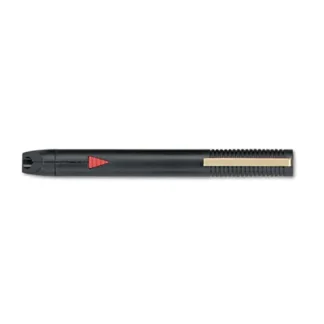 Quartet® General Purpose Plastic Laser Pointer, Class 3A, Projects 1,148 ft, Black