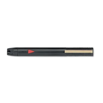 Quartet® General Purpose Plastic Laser Pointer, Class 3A, Projects 1,148 ft, Black
