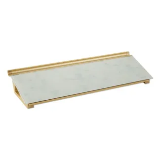Quartet® Glass Dry Erase Desktop Computer Pad, Marble Surface, 18" x 6"