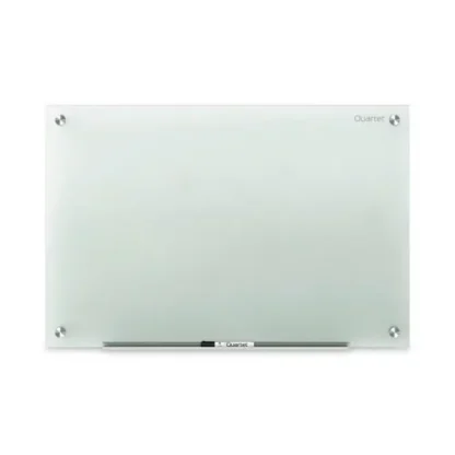 Quartet® Infinity Glass Marker Board, 36" x 24", Frost Surface