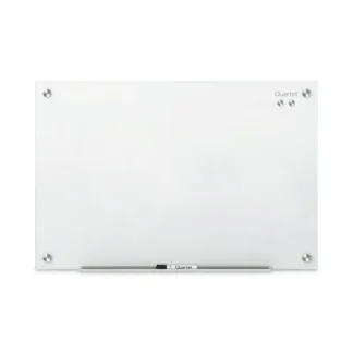 Quartet® Infinity Magnetic Glass Marker Board, 24" x 18", White Surface