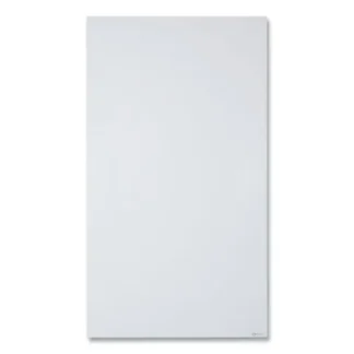 Quartet® InvisaMount Vertical Magnetic Glass Dry-Erase Board, 42" x 74", White Surface