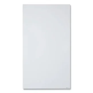 Quartet® InvisaMount Vertical Magnetic Glass Dry-Erase Boards, 48" x 85", White Surface