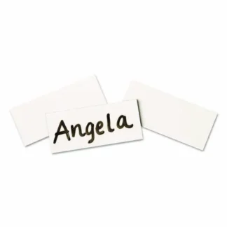 Quartet® Magnetic Write-On/Wipe-Off Strips, 0.88 x 2, White, 25/Pack