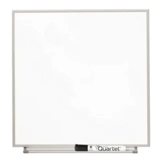 Quartet® Matrix Magnetic Boards, 16" x 16", White Surface, Satin Aluminum Frame