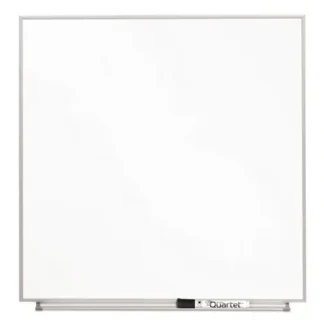 Quartet® Matrix Magnetic Board, 23" x 23", White, Satin Aluminum Frame