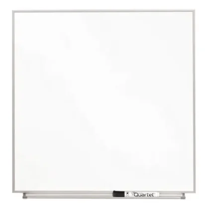 Quartet® Matrix Magnetic Board, 23" x 23", White, Satin Aluminum Frame