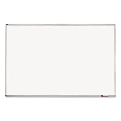 Quartet® Porcelain Magnetic Whiteboard, White Surface, Satin Aluminum Frame, 96" x 48"