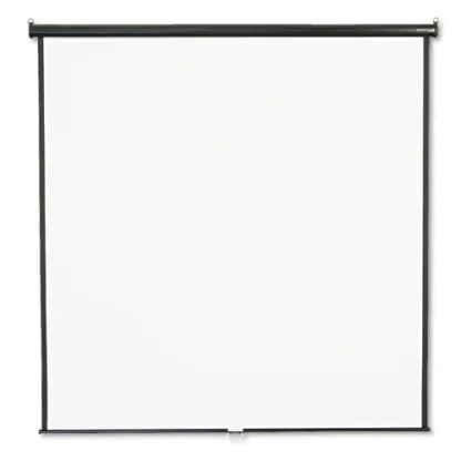 Quartet® Wall or Ceiling Projection Screen, 84 x 84, White Matte Finish