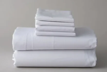 Queen Fitted Sheet, T180, White, 60″ x 80″