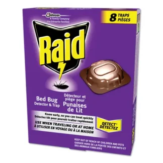 Raid® Bed Bug Detector and Trap, 8 Traps