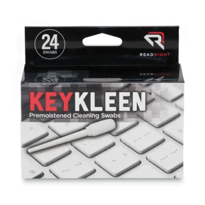 Read Right® KeyKleen Premoistened Cleaning Swabs, 24/Box