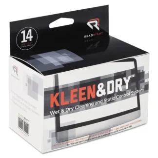 Read Right® Two Step ScreenKleen™ Wet and Dry Cleaning Wipes