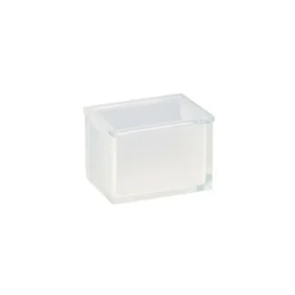 Rectangle Cotton Jar: WHITE GLACIER