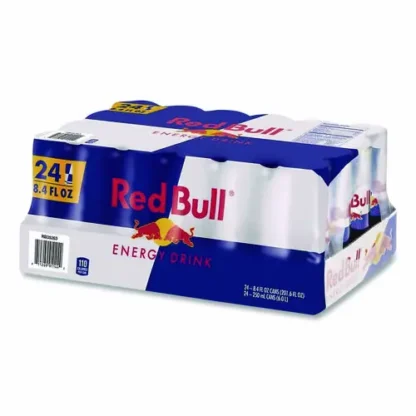 Red Bull® Energy Drink, Original Flavor, 8.4 oz Can, 24/Carton