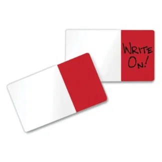 Redi-Tag® Easy-To-Read Self-Stick Index Tabs, 0.43" Wide, Red, 50/Pack