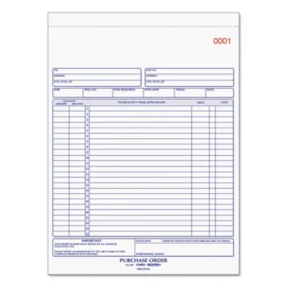 Rediform® Purchase Order Book, Three-Part Carbonless, 8.5 x 11, 50 Forms