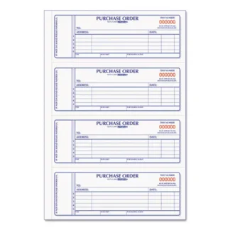 Rediform® Purchase Order Book, Two-Part Carbonless, 7 x 2.75, 400 Forms Total