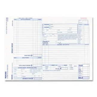 Rediform® Speediset Four-Part Auto Repair Form, Four-Part Carbonless, 11 x 8.5, 50 Forms Total