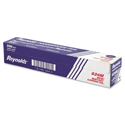 Reynolds Wrap® Metro Aluminum Foil Roll, Heavy Duty Gauge, 18" x 500 ft