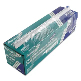 Reynolds Wrap® PVC Food Wrap Film Roll with Easy Glide Cutter, 18" x 2,000 ft