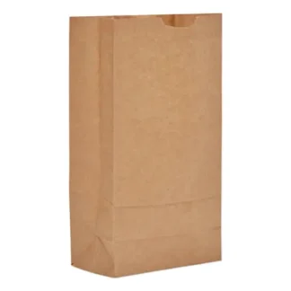 Ross & Wallace Paper Products Grocery Paper Bags, #10 Size, Natural, 2,000/Bundle