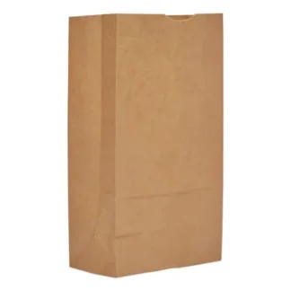 Ross & Wallace Paper Products Grocery Paper Bags, #12 Size, 7" x 4.38" x 13.75", Natural, 1,000/Bundle