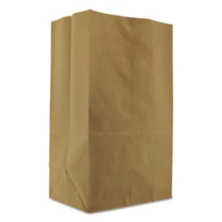 Ross & Wallace Paper Products Grocery Paper Bags, #1/8 BBL Squat Size, Natural, 500/Bundle